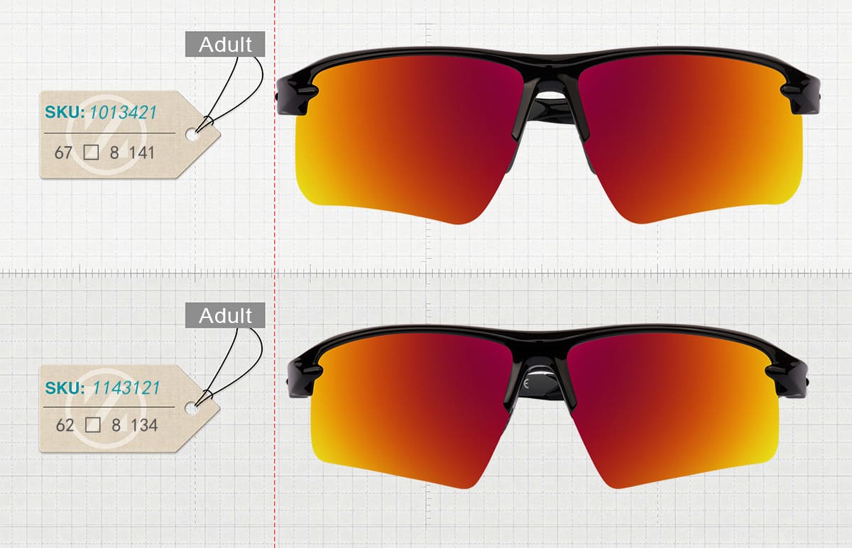 Image of Zunnies - Wrap-Around Sports Sunglasses