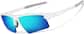 Angle view of Zunnies - Wrap-Around Sports Sunglasses 1143130 in White thumbnail