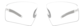 Front view of Zunnies - Wrap-Around Sports Sunglasses 1143130 in White thumbnail