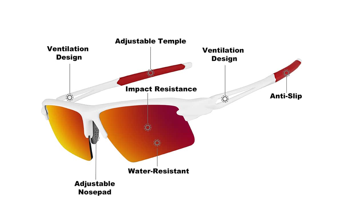 Zunnies - Wrap-Around Sports Sunglasses 11431
