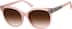 Premium Round Sunglasses 114319 in Rose
