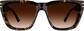 Front view of Square Sunglasses 1143225 in Tortoiseshell thumbnail