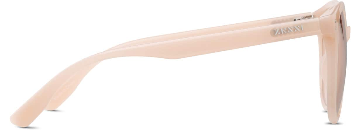 Side view of Premium Round Sunglasses  1143319 in Pink