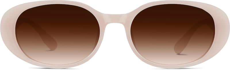 Pink Premium Oval Sunglasses 