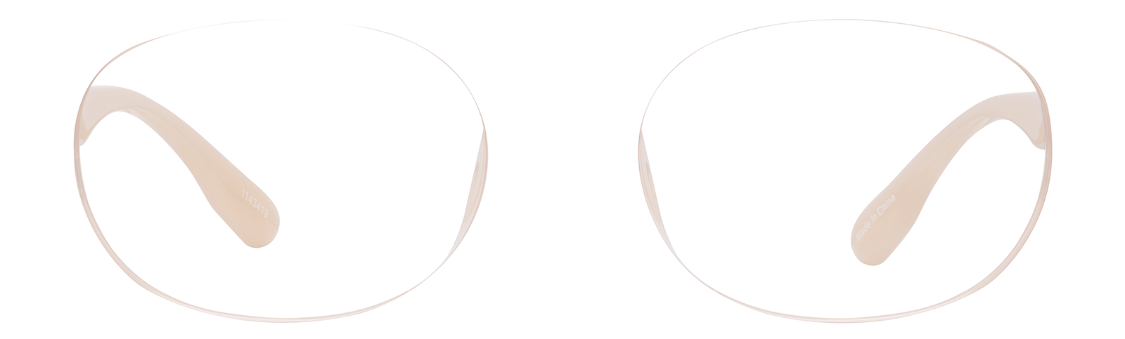 White Oval Sunglasses #1143430 | Zenni Optical Canada