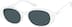 Oval Sunglasses 1143430 in White
