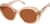 Angle view of Round Sunglasses 1143515 in Brown thumbnail