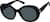 Angle view of Premium Round Sunglasses 1143521 in Black thumbnail