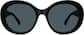 Front view of Round Sunglasses 1143521 in Black thumbnail