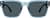 Front view of Premium Square Sunglasses 1143616 in Blue thumbnail