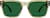 Front view of Premium Square Sunglasses 1143624 in Green thumbnail