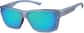 Angle view of Square Sunglasses 1143716 in Blue thumbnail