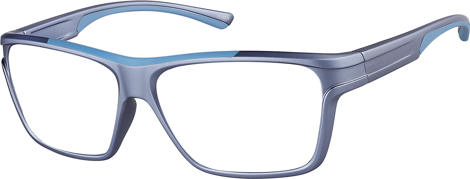 みんとん様 Blue Square Sunglasses #1143716 | Zenni Optical