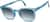 Angle view of Foldable Square Sunglasses 1143816 in Blue thumbnail