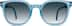 Foldable Square Sunglasses 1143816 in Blue