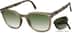 Foldable Square Sunglasses 1143824 in Green