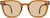 Front view of Foldable Square Sunglasses 1143842 in Orange thumbnail