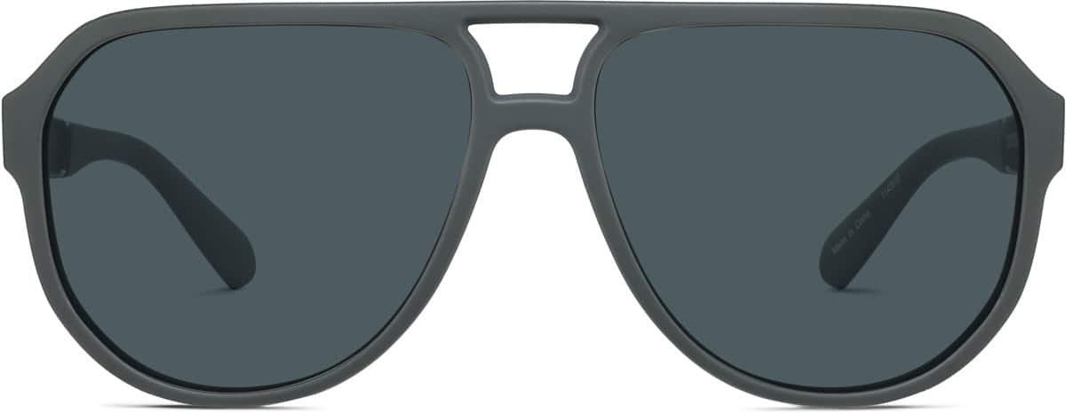 Front view of Aviator Sunglasses 1143912 in Gray