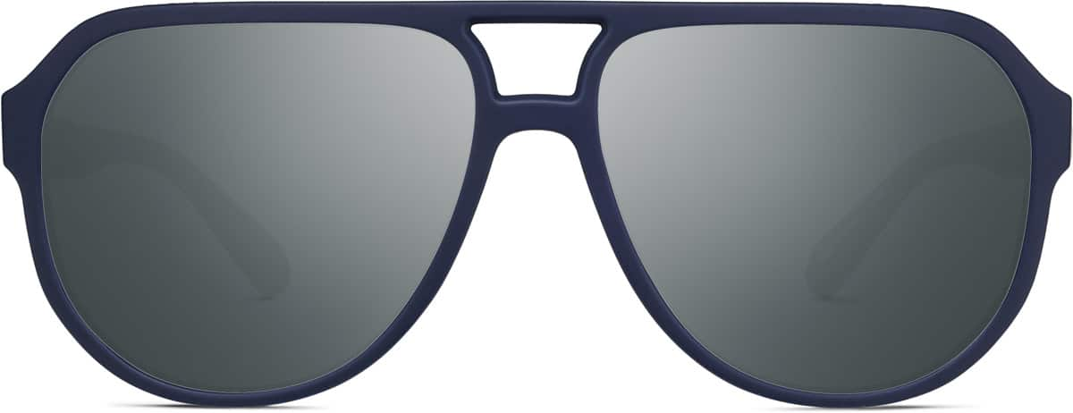 Front view of Aviator Sunglasses 1143916 in Navy