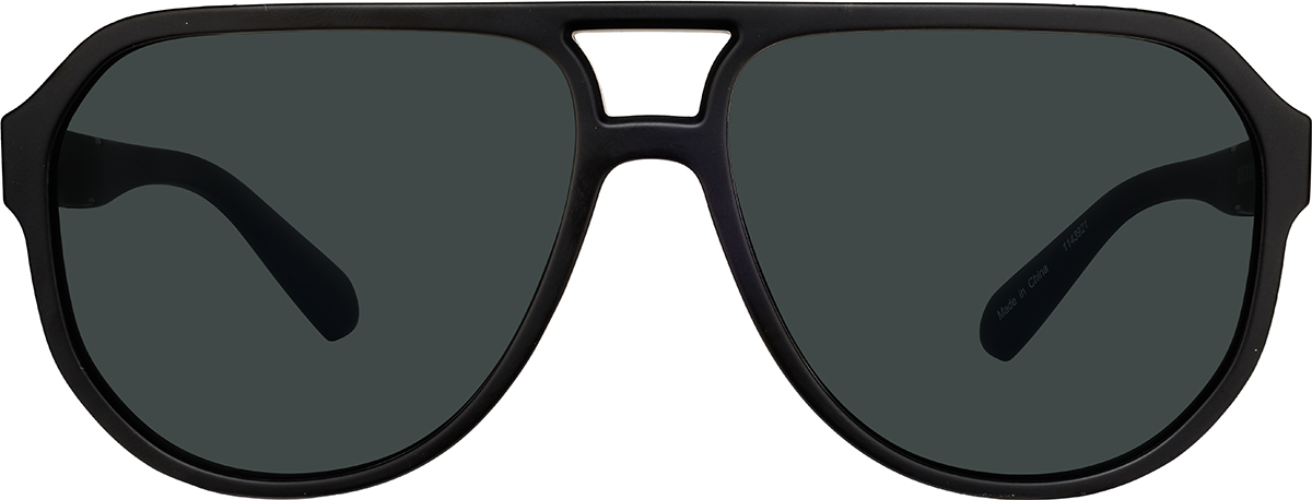 Black Aviator Sunglasses