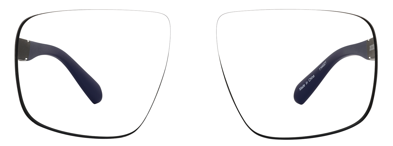 udaman Black The Dunk Glasses #1144021 | Zenni Optical