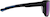 Side view of Square Sunglasses 1144116 in Blue thumbnail
