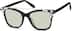 Premium Square Sunglasses 114421 in Black