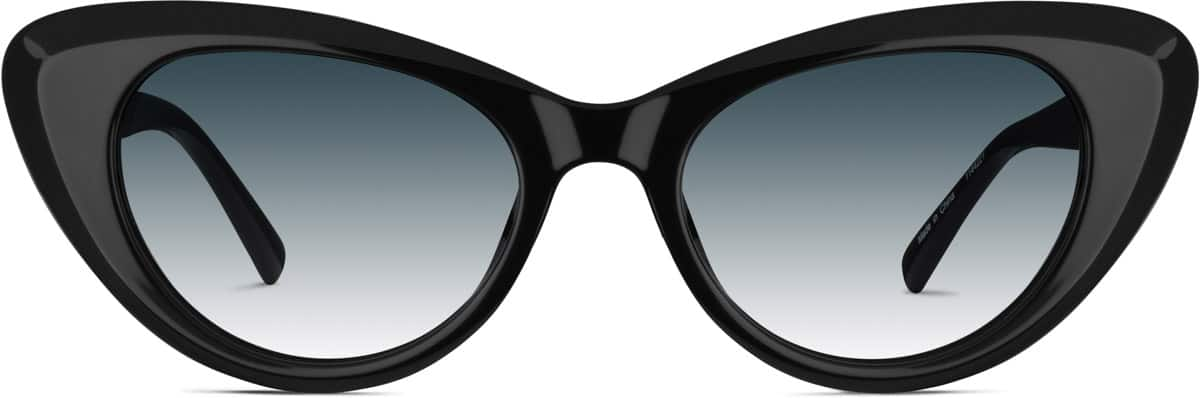 Front view of Cat-Eye Sunglasses 1144221 in Black