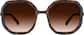 Front view of Geometric Sunglasses 1144316 in Tortoiseshell thumbnail