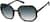 Angle view of Geometric Sunglasses 1144324 in Brown thumbnail
