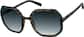 Angle view of Geometric Sunglasses 1144324 in Brown thumbnail