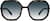 Front view of Geometric Sunglasses 1144324 in Brown thumbnail