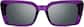 Front view of Rectangle Sunglasses 1144417 in Purple thumbnail