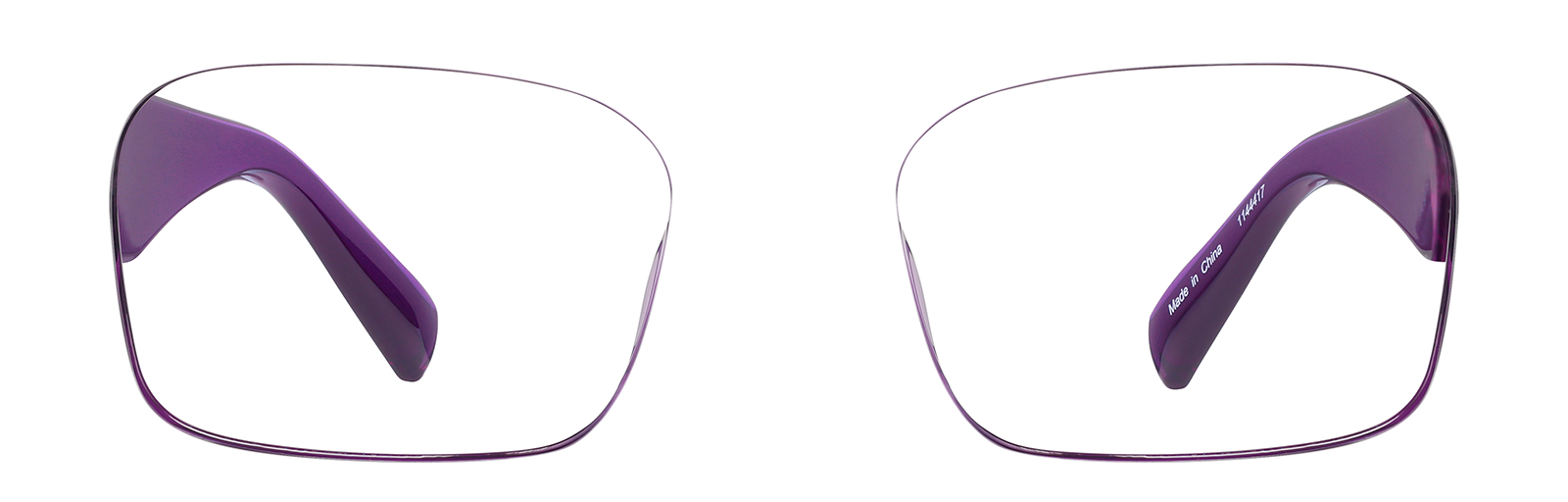 Purple Rectangle Sunglasses #1144417 | Zenni Optical