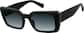 Angle view of Rectangle Sunglasses 1144421 in Black thumbnail