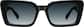 Front view of Rectangle Sunglasses 1144421 in Black thumbnail