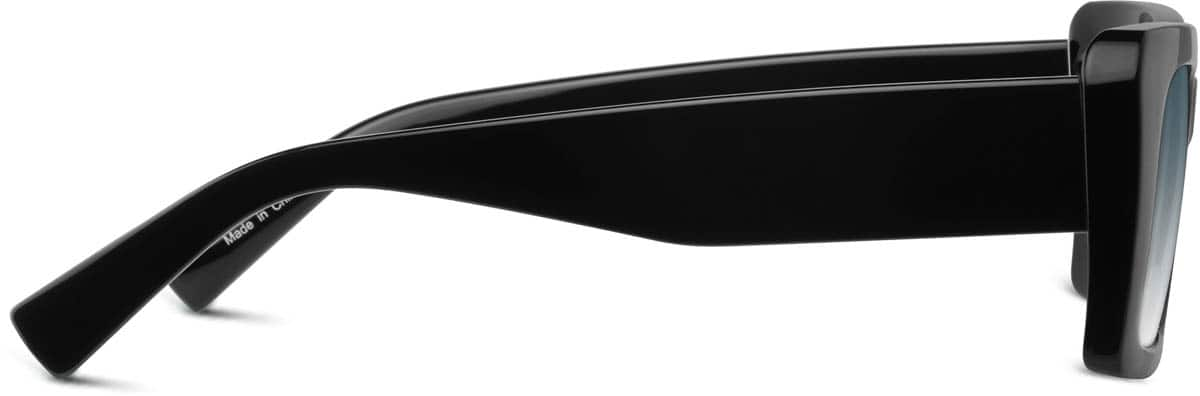 Side view of Rectangle Sunglasses 1144421 in Black