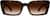 Front view of Rectangle Sunglasses 1144425 in Tortoiseshell thumbnail