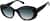 Angle view of Oval Sunglasses 1144521 in Black thumbnail