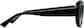 Side view of Oval Sunglasses 1144521 in Black thumbnail