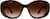 Front view of Oval Sunglasses 1144525 in Tortoiseshell thumbnail