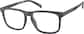 Angle view of Square Glasses 1144612 in Gray thumbnail