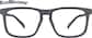 Front view of Square Glasses 1144612 in Gray thumbnail