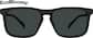 Front view of Square Sunglasses 1144621 in Black thumbnail