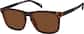 Angle view of Square Sunglasses 1144625 in Tortoiseshell thumbnail