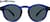 Front view of Round Sunglasses 1144716 in Blue thumbnail