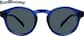 Front view of Round Sunglasses 1144716 in Blue thumbnail