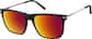 Angle view of Square Sunglasses 1144921 in Black thumbnail