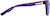 Side view of Square Sunglasses 1145017 in Purple thumbnail