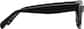 Side view of Square Sunglasses 114621 in Black thumbnail